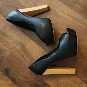 Steve Madden Black Platforms